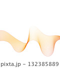 Energetic orange abstract wavy gradient design dynamically flowing across the space. Eps 10 132385889