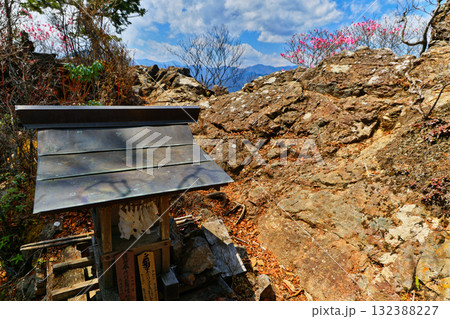 アカヤシオツツジ咲く両神山・八丁尾根の祠 アカヤシオツツジ咲く両神山・八丁尾根の祠 132388227