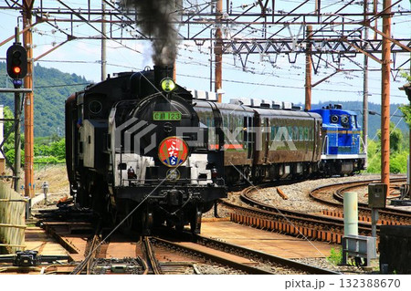 初夏・新緑の日光へ… 登り勾配を駆け上がり東武日光駅に到着した『SL大樹ふたら』 初夏・新緑の日光へ… 登り勾配を駆け上がり東武日光駅に到着した『SL大樹ふたら』 132388670