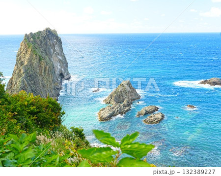 北海道の絶景 積丹半島 島武意海岸  132389227