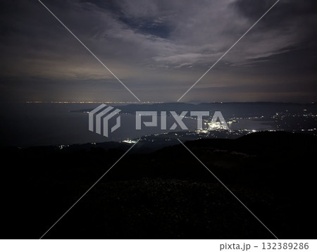 佐渡島の夜景 132389286