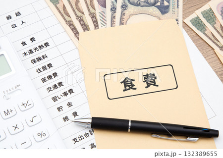食費（家計　家計簿） 132389655