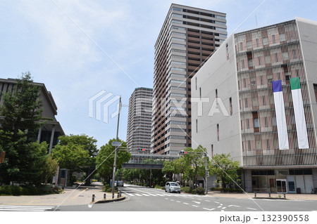 兵庫県 西宮北口駅南西口周辺の街並み 132390558