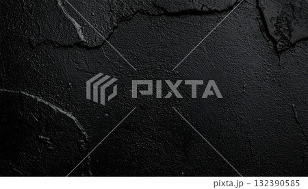 《AI画像》黒い壁のテクスチャー 《AI画像》黒い壁のテクスチャー 132390585