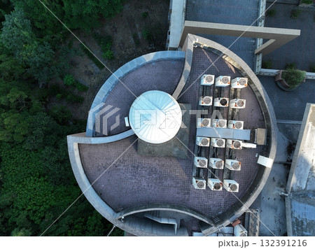 観測所 展望台 展望室 132391216