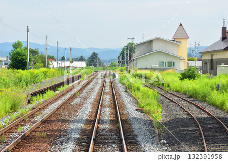JR北海道石北本線緋牛内駅から愛し野駅間の風景(2023年夏) 132391958