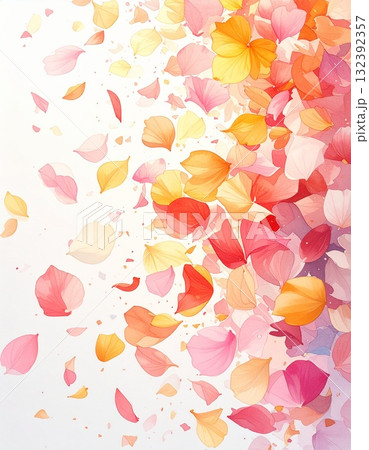 【AI生成画像】イラスト 花びらの舞 素材 【AI生成画像】イラスト 花びらの舞 素材 132392357