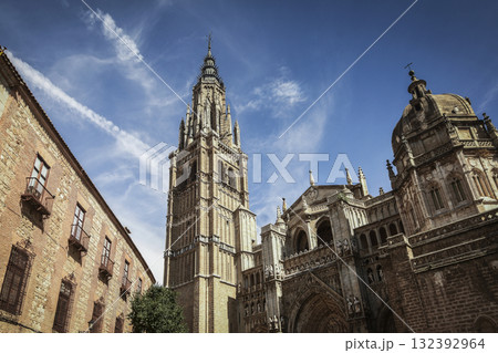 Primatial Cathedral of Saint Mary of the Assumption landmark in toledo old town in spain 132392964