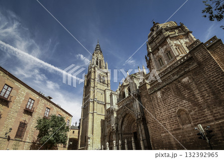 Primatial Cathedral of Saint Mary of the Assumption landmark in toledo old town in spain 132392965