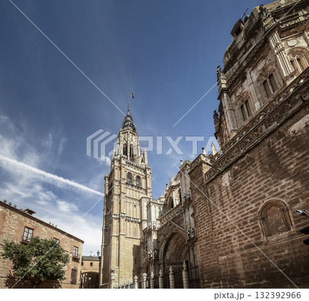 Primatial Cathedral of Saint Mary of the Assumption landmark in toledo old town in spain 132392966
