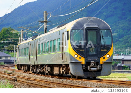 予讃線：国分～讃岐府中　特急いしづち（8600系・2両編成） 132393168