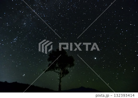 9月のほしかぜの丘と天の川 9月のほしかぜの丘と天の川 132393414