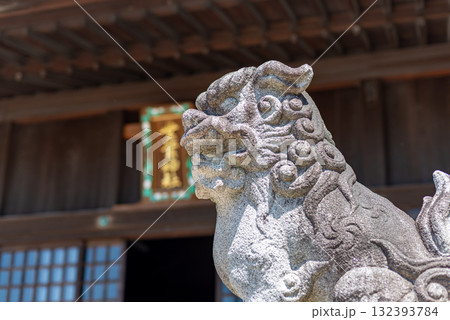 業葉神社 狛犬 132393784
