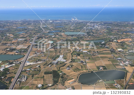 貯水 桃畑 モモ畑 132393832