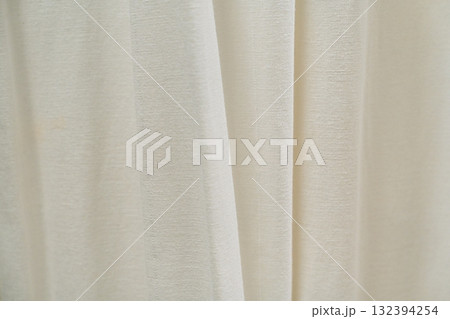 Elegant Cream Fabric Texture Background for Fashion, Interior Design, and Photography 132394254