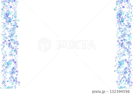 ハートの枠　ライン 132394598