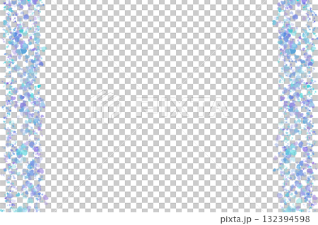 ハートの枠　ライン 132394598