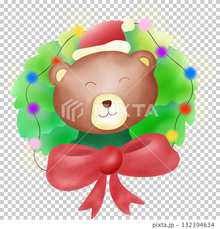 Christmas animal bear cute character Christmas animal bear cute character 132394634