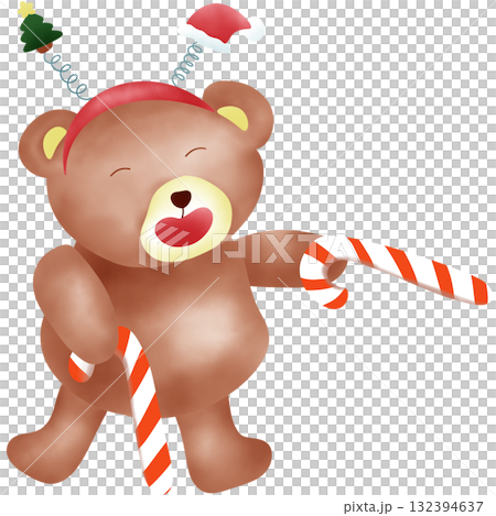 Christmas animal bear cute character Christmas animal bear cute character 132394637