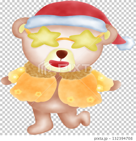 Cute Christmas Bear Cute Christmas Bear 132394708