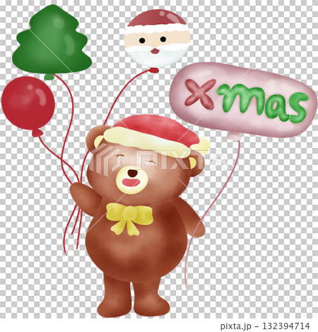 Cute Christmas Bear  Cute Christmas Bear  132394714