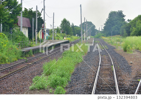 JR北海道石北本線東相内駅から留辺蘂駅間の風景(2023年夏) JR北海道石北本線東相内駅から留辺蘂駅間の風景(2023年夏) 132394803