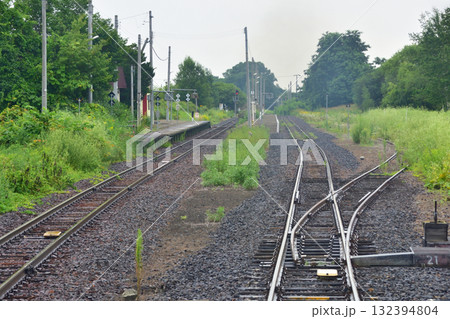 JR北海道石北本線東相内駅から留辺蘂駅間の風景(2023年夏) 132394804