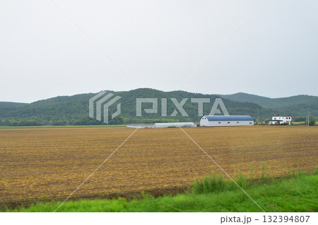 JR北海道石北本線東相内駅から留辺蘂駅間の風景(2023年夏) 132394807