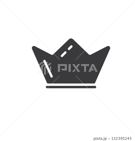 crown element icon vector concept design template 132395243