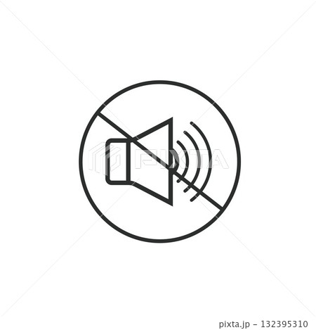 not noisy line icon vector concept design template 132395310