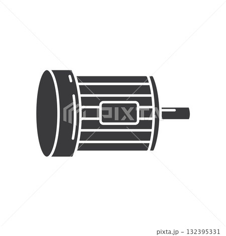 generator motor icon vector concept design template generator motor icon vector concept design template 132395331
