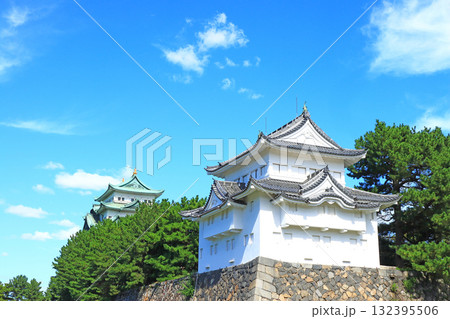 愛知県名古屋市、名古屋城の風景 132395506