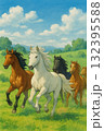 「草原を疾走する馬の群れ」 「青空の下を駆け抜ける躍動する馬たち」 「自然の中を駆ける馬たちの群れ」 「草原を疾走する馬の群れ」 「青空の下を駆け抜ける躍動する馬たち」 「自然の中を駆ける馬たちの群れ」 132395588
