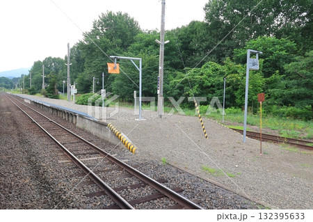 JR北海道石北本線遠軽駅から白滝駅間の風景(2023年夏) JR北海道石北本線遠軽駅から白滝駅間の風景(2023年夏) 132395633