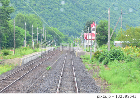 JR北海道石北本線遠軽駅から白滝駅間の風景(2023年夏) JR北海道石北本線遠軽駅から白滝駅間の風景(2023年夏) 132395643