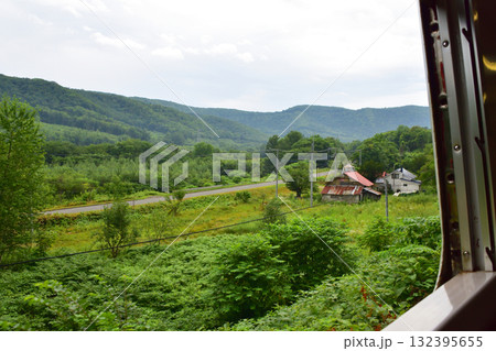JR北海道石北本線遠軽駅から白滝駅間の風景(2023年夏) 132395655