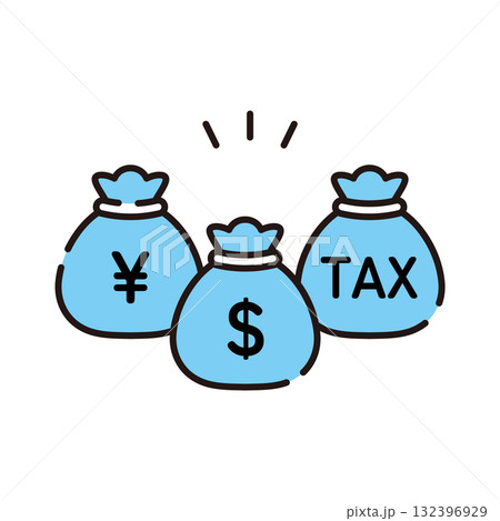 銀行やお金のアイコン 132396929