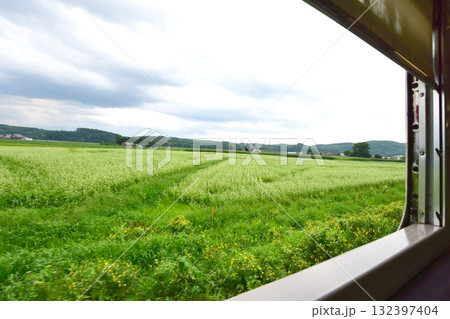 JR北海道石北本線中愛別駅から伊香牛駅間の風景(2023年夏) JR北海道石北本線中愛別駅から伊香牛駅間の風景(2023年夏) 132397404