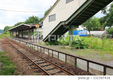 JR北海道石北本線中愛別駅から伊香牛駅間の風景(2023年夏) 132397416