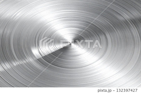シルバーのメタル風背景テクスチャ 132397427
