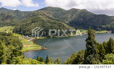 信州　野尻湖の夏　　長野県信濃町　日本 132397537