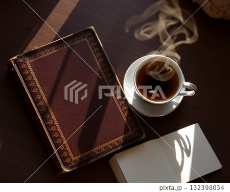 Warm Light, Quiet Moments: A Book and Coffee Stillness Warm Light, Quiet Moments: A Book and Coffee Stillness 132398034