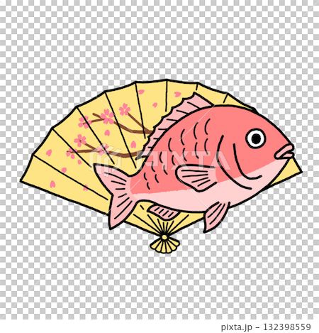 Sea Bream and Fan 132398559