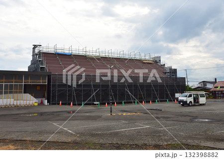 建物建設現場の風景 132398882