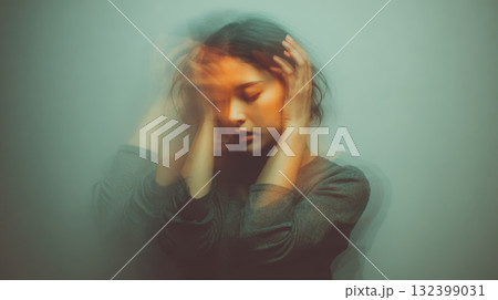 Electric car forest road sunlight motion eco friendly travel speed nature green 132399031