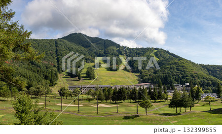 信州の夏 斑尾山がある風景 信州の夏 斑尾山がある風景 132399855