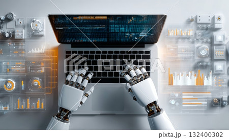 未来のテクノロジーと自動化 132400302