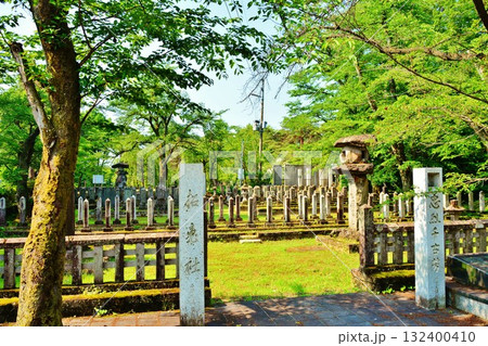 北越戊辰戦争小千谷船岡公園西軍墓地風景 北越戊辰戦争小千谷船岡公園西軍墓地風景 132400410