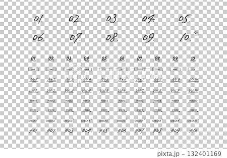 手寫數位裝飾套裝（無漆） 132401169