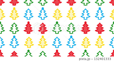 christmas tree seamless pattern polka dot half tone vector cartoon doodle scarf isolated gift wrapping paper tile wallpaper repeat background illustration design christmas tree seamless pattern polka dot half tone vector cartoon doodle scarf isolated gift wrapping paper tile wallpaper repeat background illustration design 132401333